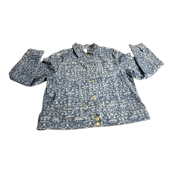 Jones New York Blue Stretch
Jean Jacket size L - Picture 9 of 11